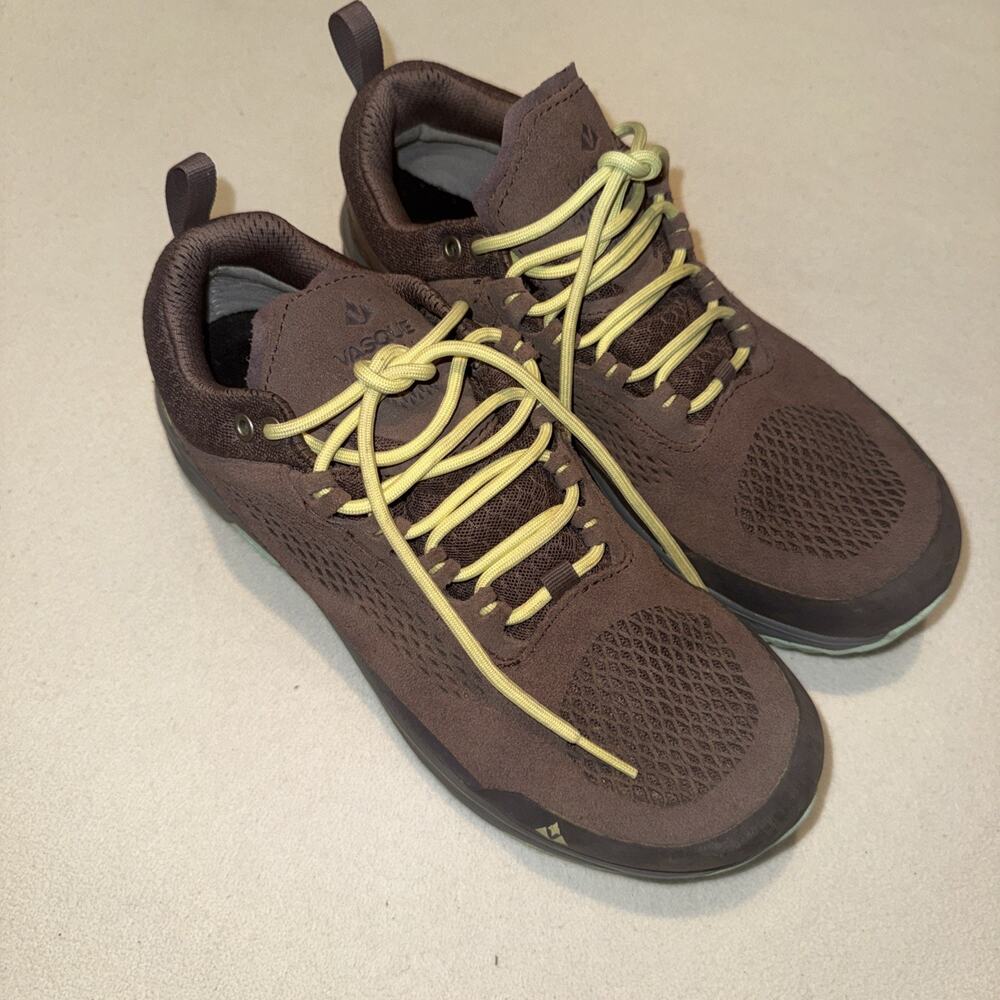 Vasque Breeze LT NTX Low Hiking Shoes Womens Size 9M Sparrow Waterproof Vibram